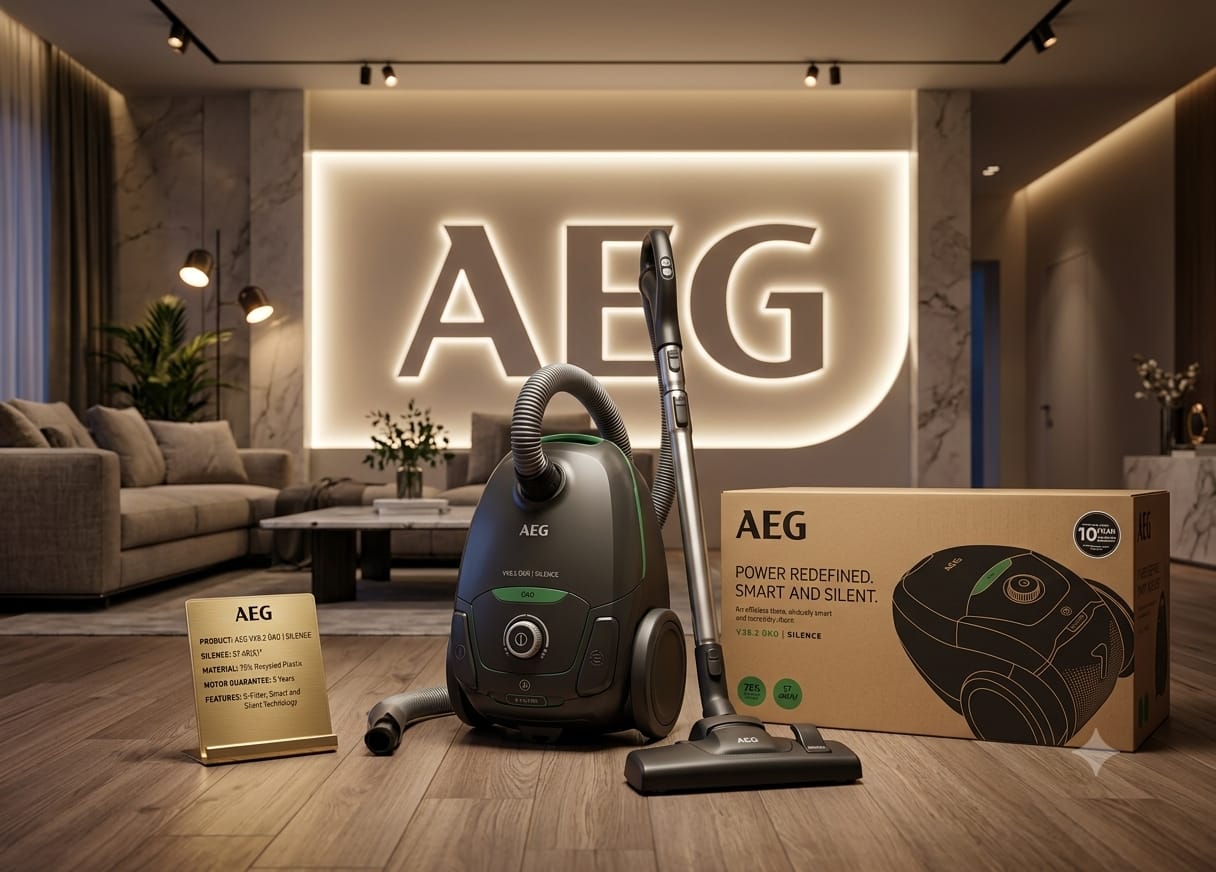 جارو برقی کیسه دار AEGمدل vx82