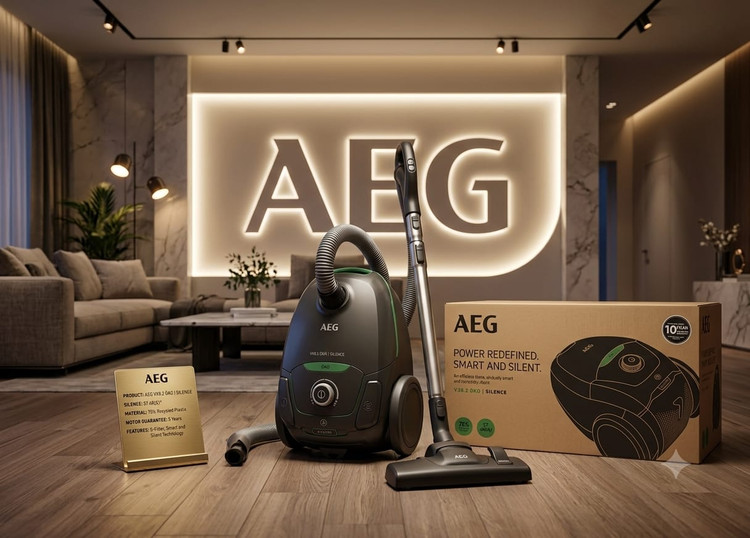 جارو برقی کیسه دار AEGمدل vx82